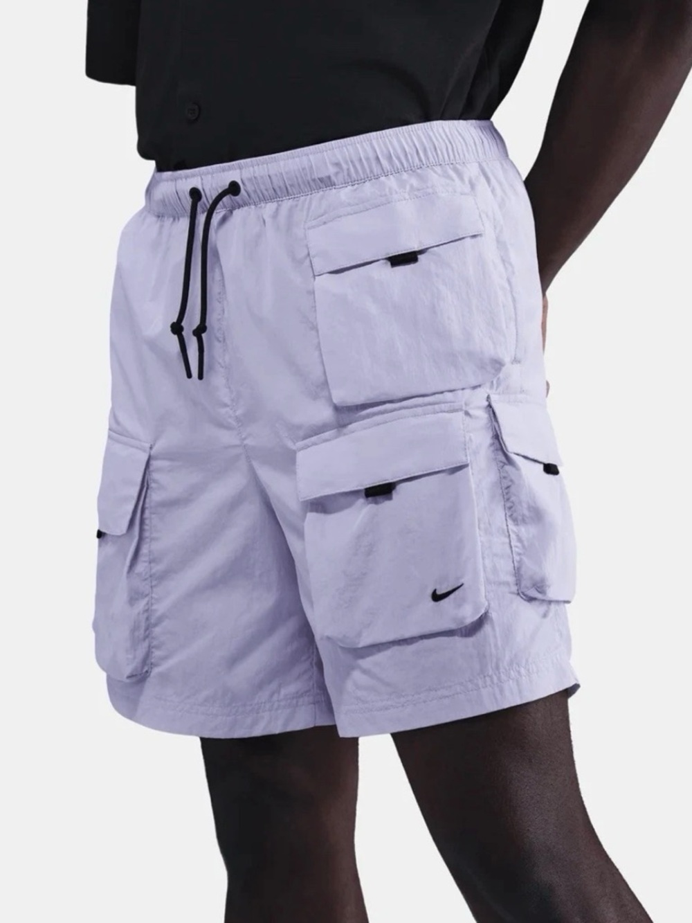 Nike Tech Woven Cargo Shorts Men's Size M Purple